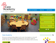 Tablet Screenshot of careacademyaustin.org